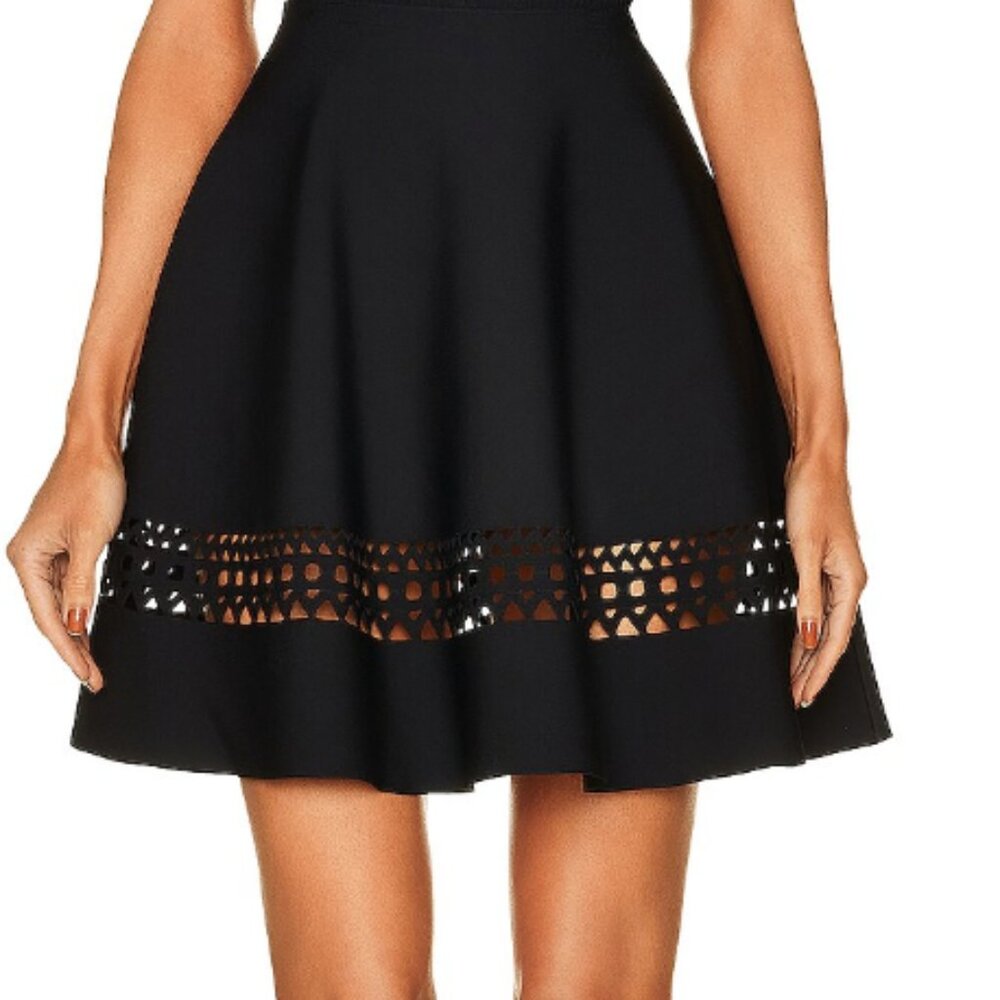 ALAIA:  Vienne Mini Skirt Black - size 36 , worn twice